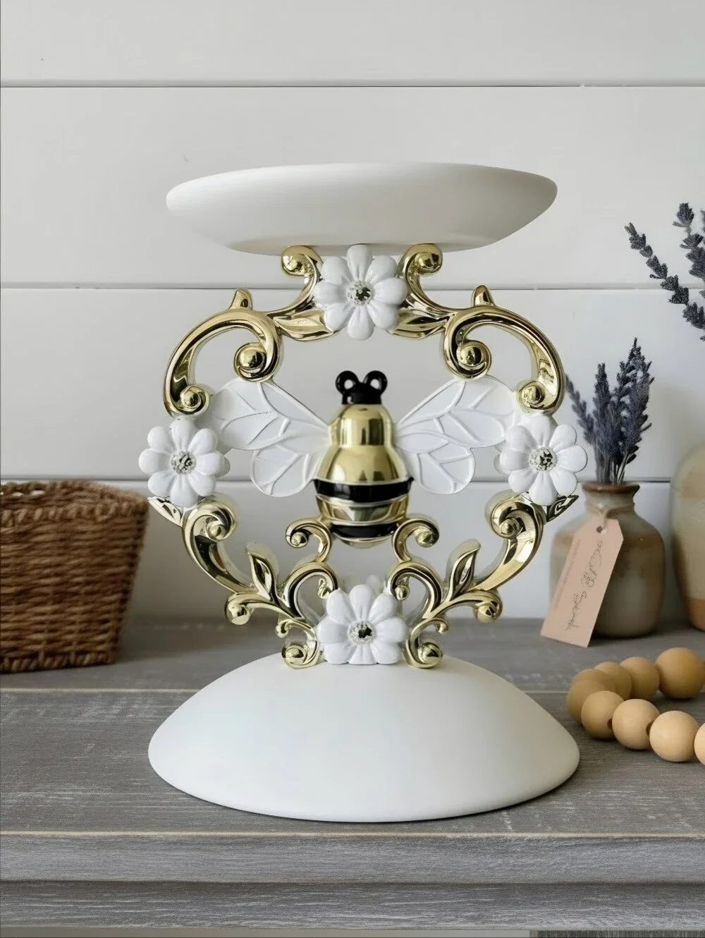 Elegant Bee Decor 3 Wick Candle holder by Bath and Body Works